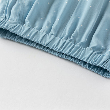 Toddler Girls Summer Blue Dot Loose Mosquito Proof Pants