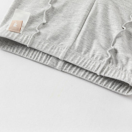 Toddler Girls Summer Light Grey/Apricot Stretchable Comfortable Pants