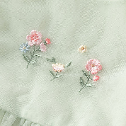 Girls Summer Mint Green Fashion Dress