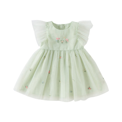 Girls Summer Mint Green Fashion Dress
