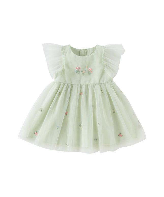 Girls Summer Mint Green Fashion Dress