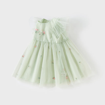 Girls Summer Mint Green Fashion Dress