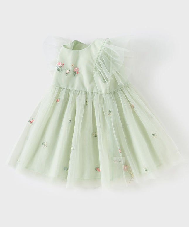 Girls Summer Mint Green Fashion Dress
