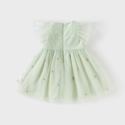 Girls Summer Mint Green Fashion Dress