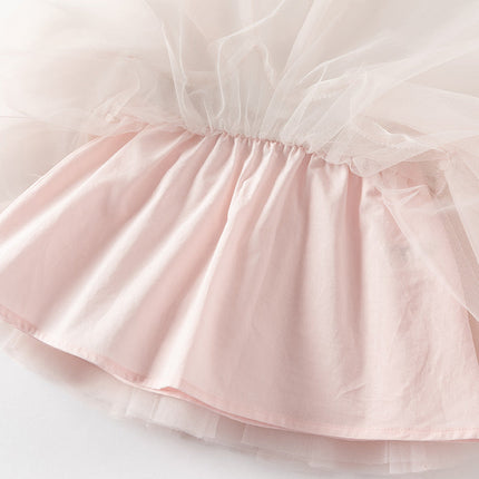 Toddler Girls Summer Adorable Light Pink Underwear Mesh Skirt