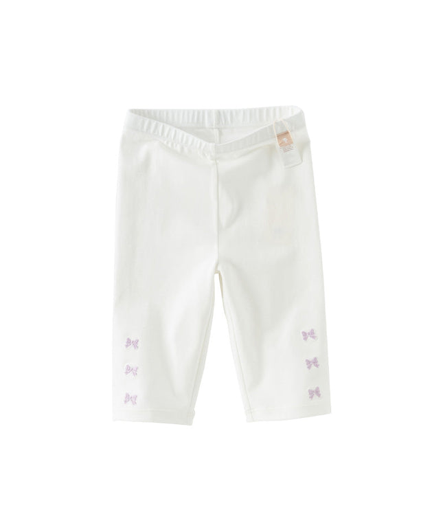 Toddler Girls Summer Beige/Denim Blue Versatile Comfortable Casual Pants