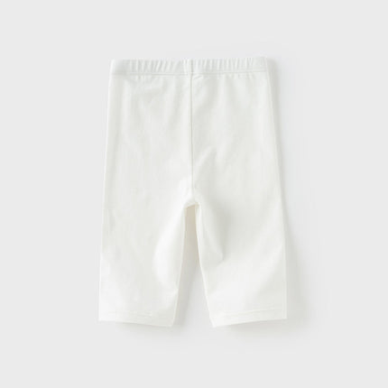 Toddler Girls Summer Beige/Denim Blue Versatile Comfortable Casual Pants