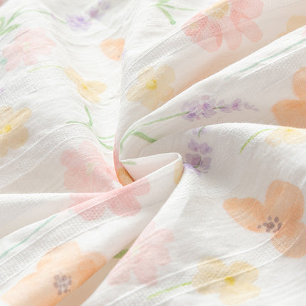Girls Summer Cotton Cute Floral Print Halter Dress