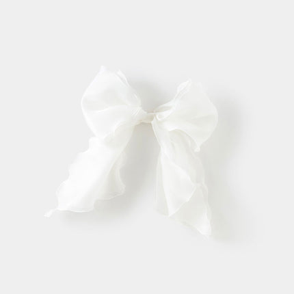 Girls Summer Fantasy Mesh White Dress