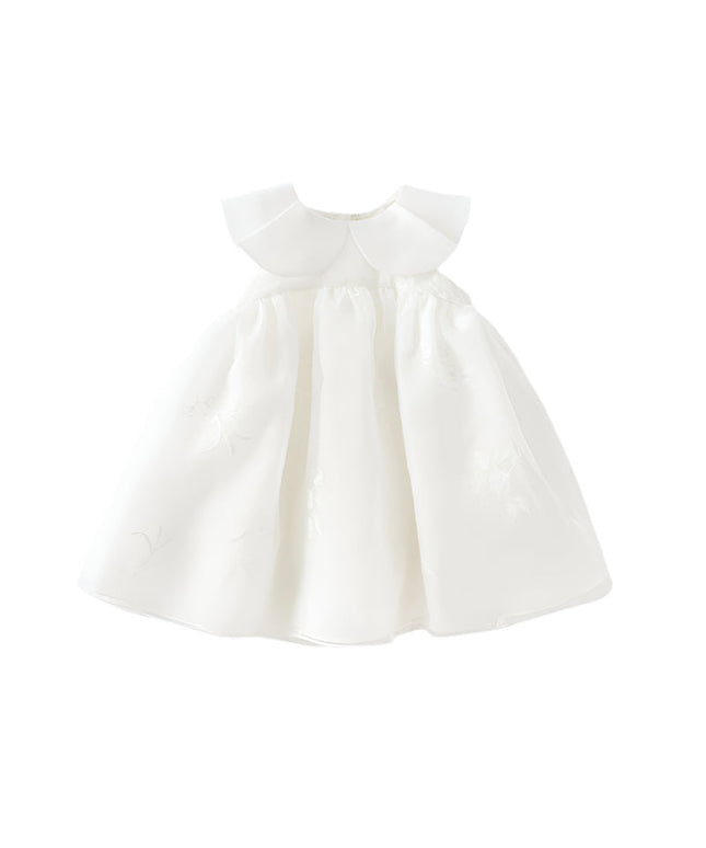 Girls Summer Fantasy Mesh White Dress