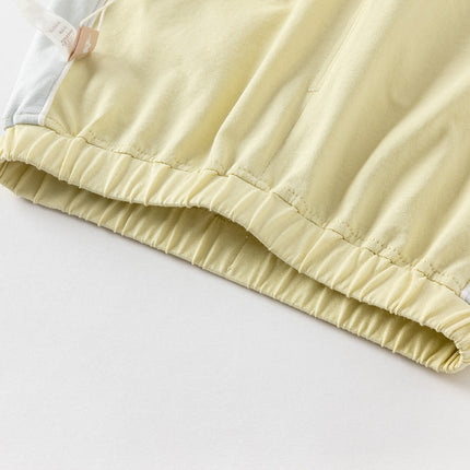 Toddler Girls Summer Breathable Cotton Drawstring Caual Pants