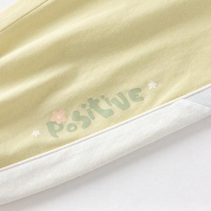 Toddler Girls Summer Breathable Cotton Drawstring Caual Pants