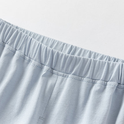Toddler Girls Summer Breathable Cotton Drawstring Caual Pants