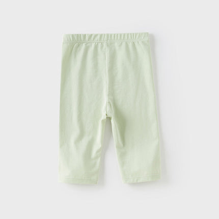 Toddler Girls Summer Versatile Multi-color Slim Leggings