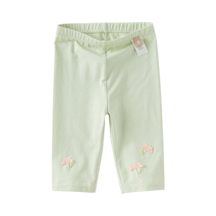 Toddler Girls Summer Versatile Multi-color Slim Leggings