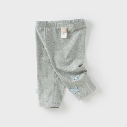 Toddler Girls Summer Versatile Multi-color Slim Leggings