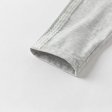 Toddler Girls Summer Light Grey Stretchable Slim Leggings