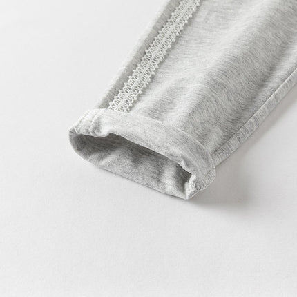 Toddler Girls Summer Light Grey Stretchable Slim Leggings