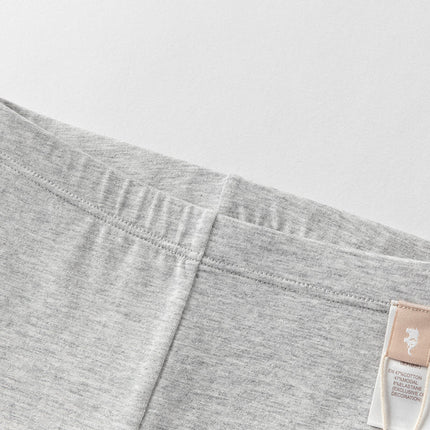 Toddler Girls Summer Light Grey Stretchable Slim Leggings