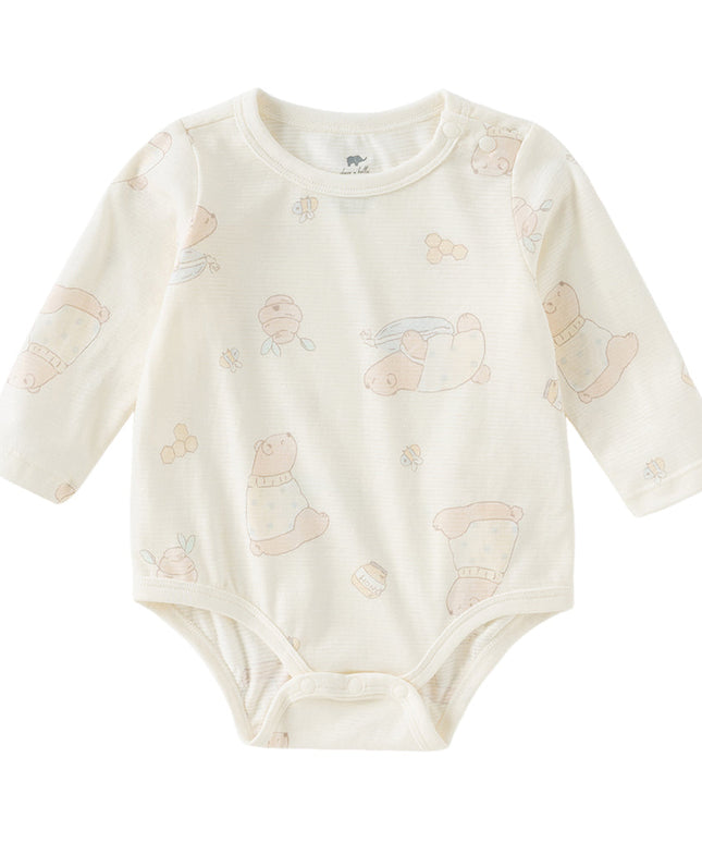 Baby Girls/Boys Cotton Print One-Pieces Rompers