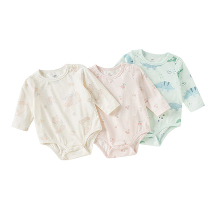 Baby Girls/Boys Cotton Print One-Pieces Rompers