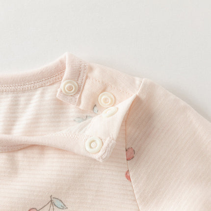 Baby Girls/Boys Cotton Print One-Pieces Rompers