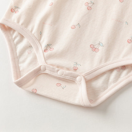 Baby Girls/Boys Cotton Print One-Pieces Rompers