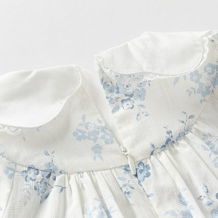 Toddler Girls Summer Cotton Fresh Floral Princess Dress