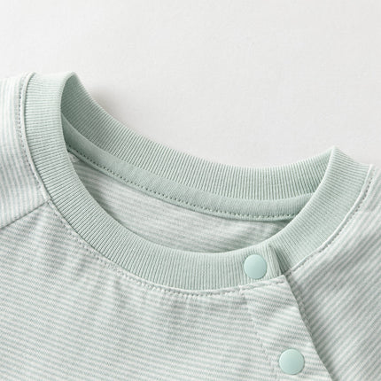 Baby Boys Summer Orange/Grey Green Animal Soft Cotton Casual Rompers