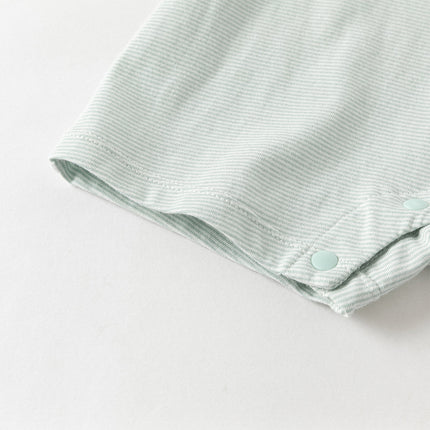 Baby Boys Summer Orange/Grey Green Animal Soft Cotton Casual Rompers