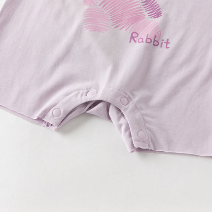 Baby Girls/Boys Summer Cute Cartoon Print Lightweight Soft Rompers