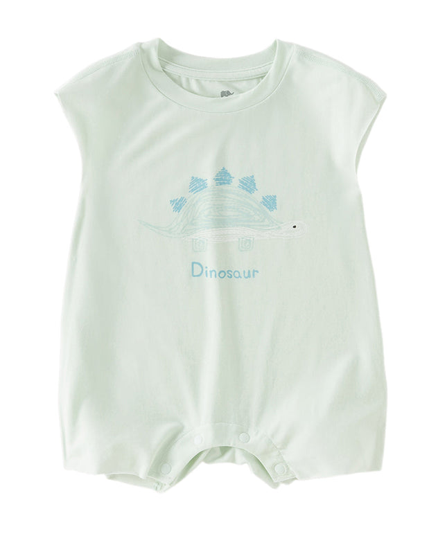 Baby Girls/Boys Summer Cute Cartoon Print Lightweight Soft Rompers