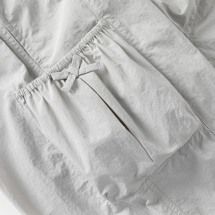 Kids Girls Summer Comfortable Pink/Light Grey Wide Straight-leg Pants