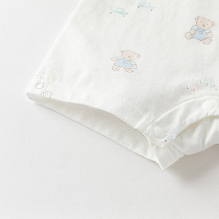 Baby Girls/Boys Summer Short Sleeve Indoor Breathable Cotton Soft Rompers