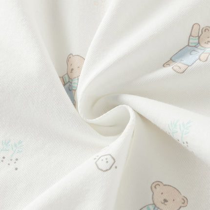Baby Girls/Boys Summer Short Sleeve Indoor Breathable Cotton Soft Rompers