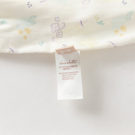 Baby Girls Summer Beige Butterfly Print Soft Indoor Rompers