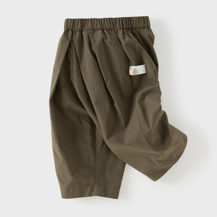 Toddler Girls/Boys Summer Multi-color Straight-leg Wide Versatile Pants