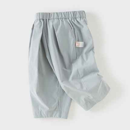 Toddler Girls/Boys Summer Multi-color Straight-leg Wide Versatile Pants
