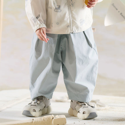 Toddler Girls/Boys Summer Multi-color Straight-leg Wide Versatile Pants