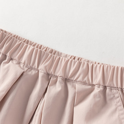 Toddler Girls/Boys Summer Multi-color Straight-leg Wide Versatile Pants