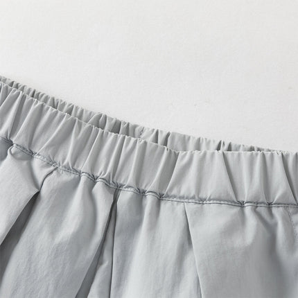 Toddler Girls/Boys Summer Multi-color Straight-leg Wide Versatile Pants