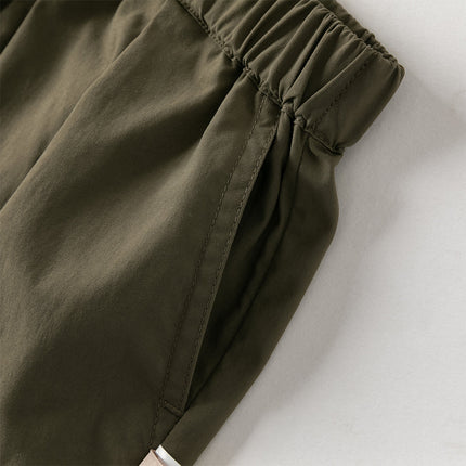 Toddler Girls/Boys Summer Multi-color Straight-leg Wide Versatile Pants