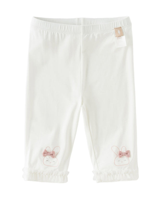Toddler Girls Summer Pink/Beige/Light Grey Lightweight Slim Pants