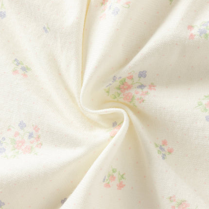 Baby Girls Summer Charming Yellow Floral Sleeveless Cotton Cute Rompers