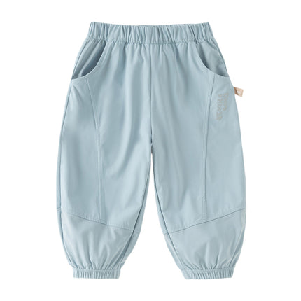 Toddler Girls/Boys Summer Casual Purple/Blue Loose Lightweight Jogger Pants