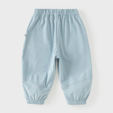 Toddler Girls/Boys Summer Casual Purple/Blue Loose Lightweight Jogger Pants