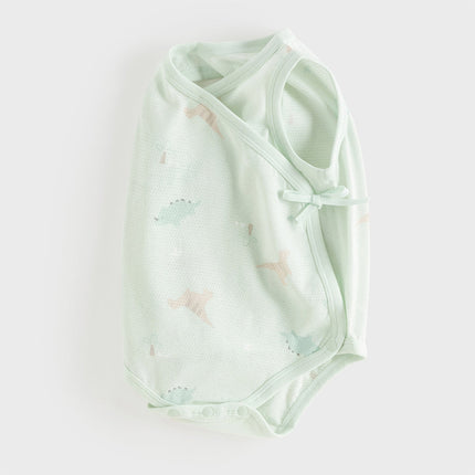 Baby Girls/Boys Summer Multi-color Stretchable Playful Print Indoor Rompers