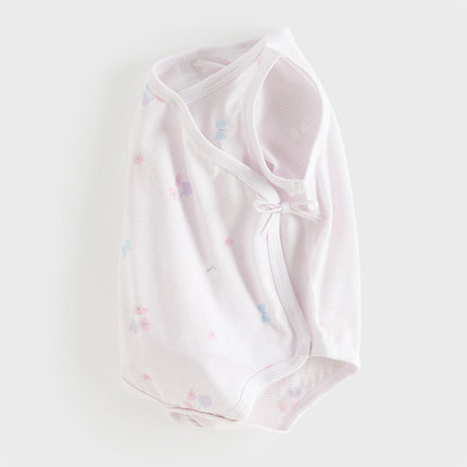 Baby Girls/Boys Summer Multi-color Stretchable Playful Print Indoor Rompers