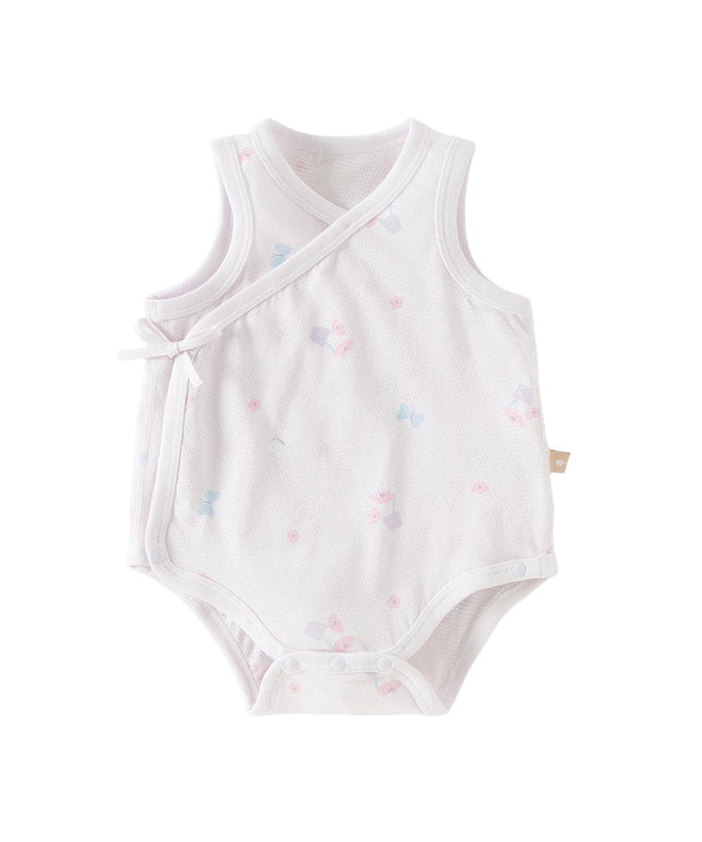Baby Girls/Boys Summer Multi-color Stretchable Playful Print Indoor Rompers