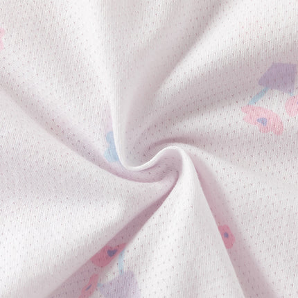 Baby Girls/Boys Summer Multi-color Stretchable Playful Print Indoor Rompers